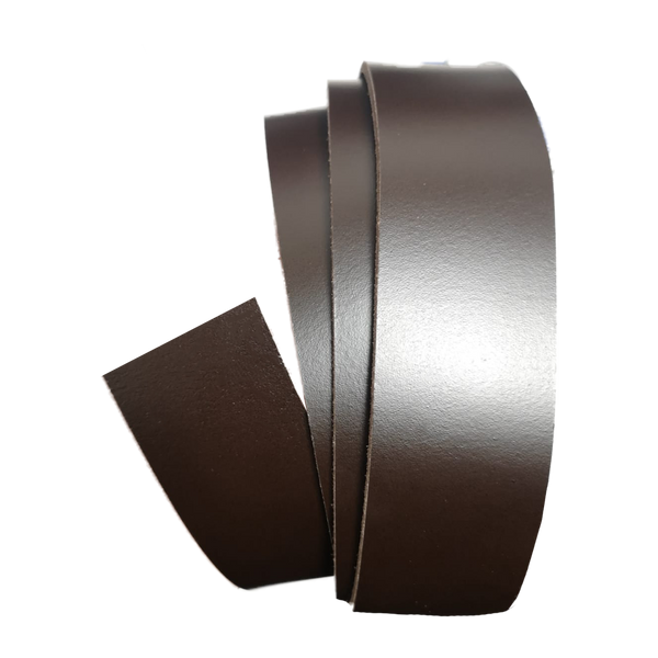 Dark Brown Leather Clamp Strap - Worldbelts Ltd
