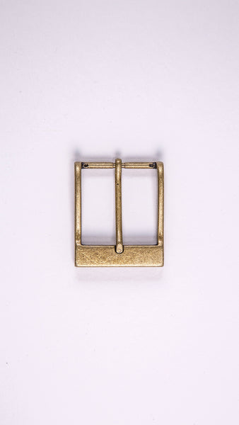 Gold Rectangular 1.5" Buckle - Worldbelts Ltd