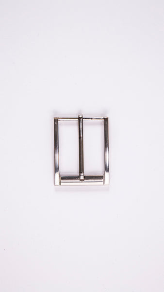 Chrome Rectangular 1.3" Buckle - Worldbelts Ltd