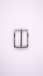 Chrome Thin Rectangular 1.3" Buckle - Worldbelts Ltd