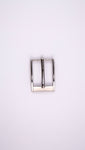 Chrome Rectangular 1.1" Buckle - Worldbelts Ltd